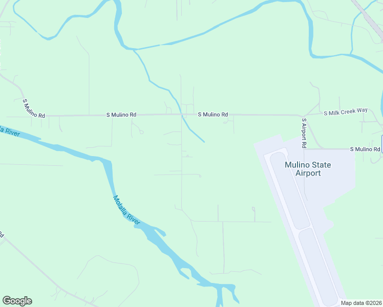 map of restaurants, bars, coffee shops, grocery stores, and more near 26765 South Fish Road in Mulino