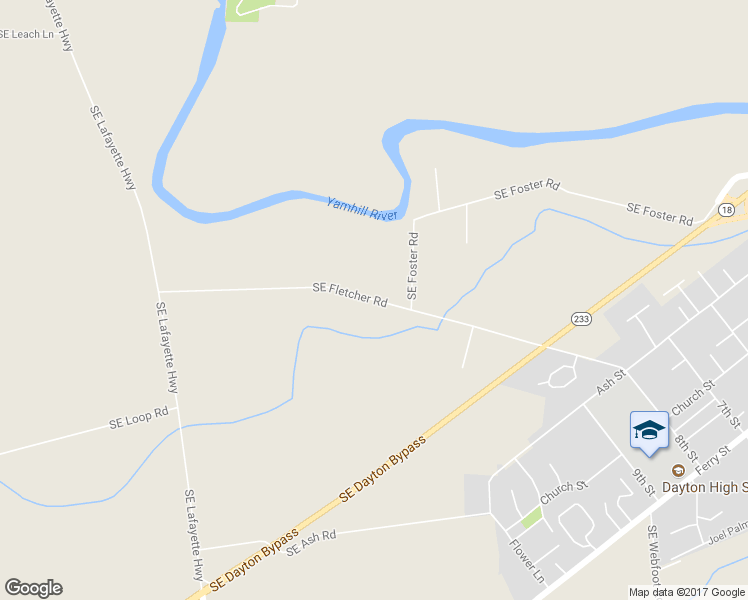 map of restaurants, bars, coffee shops, grocery stores, and more near Southeast Fletcher Road in Dayton