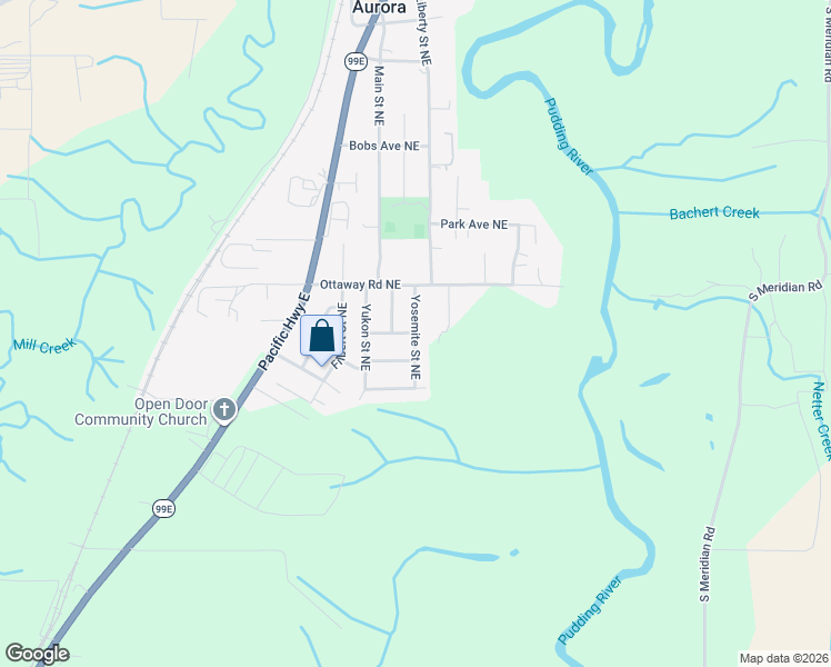 map of restaurants, bars, coffee shops, grocery stores, and more near 20830 Yosemite Street Northeast in Aurora
