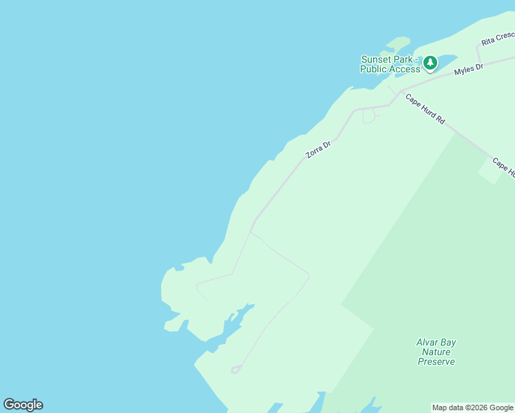 map of restaurants, bars, coffee shops, grocery stores, and more near 94 Zorra Drive in Tobermory
