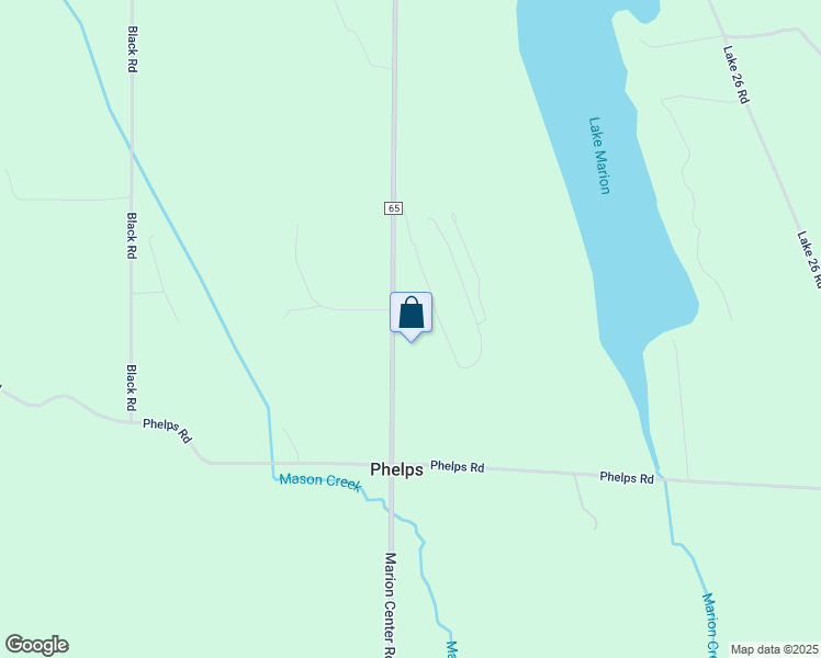 map of restaurants, bars, coffee shops, grocery stores, and more near Red Pine Run in Charlevoix