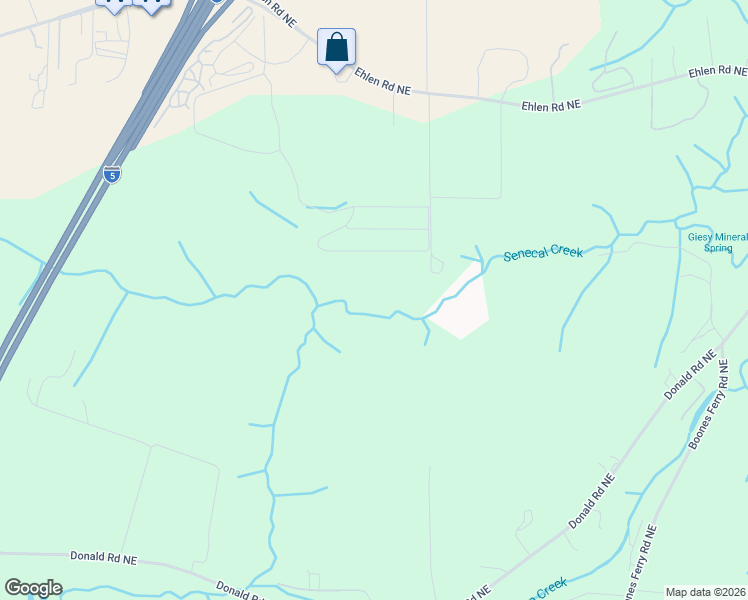 map of restaurants, bars, coffee shops, grocery stores, and more near 12834 Ehlen Road Northeast in Aurora