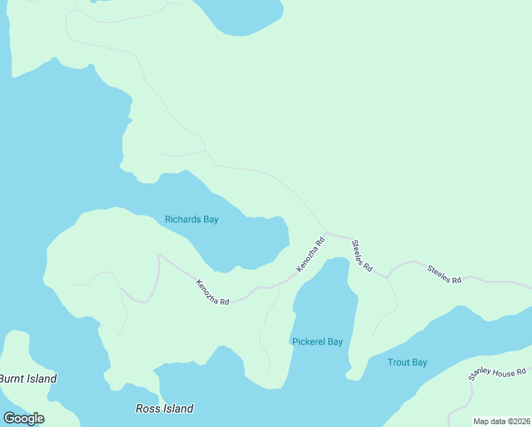 map of restaurants, bars, coffee shops, grocery stores, and more near 8 A Kenozha Road in Rosseau