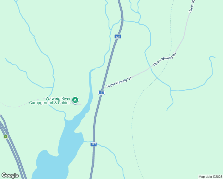 map of restaurants, bars, coffee shops, grocery stores, and more near 16 Upper Waweig Road in Waweig