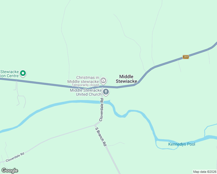 map of restaurants, bars, coffee shops, grocery stores, and more near 2615 Brookfield Dean Road in Middle Stewiacke