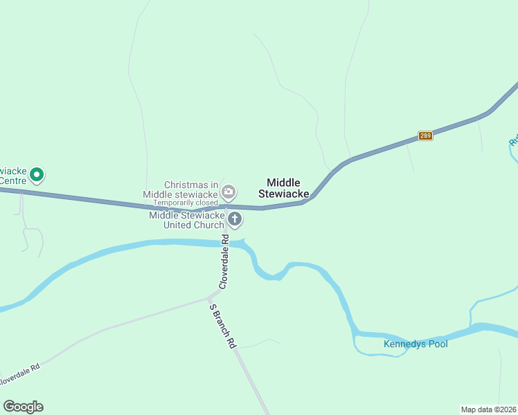 map of restaurants, bars, coffee shops, grocery stores, and more near 2615 Brookfield Dean Road in Middle Stewiacke