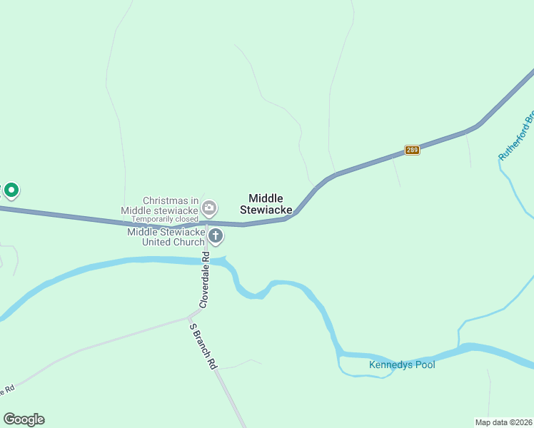 map of restaurants, bars, coffee shops, grocery stores, and more near 2666 Brookfield Dean Road in Middle Stewiacke