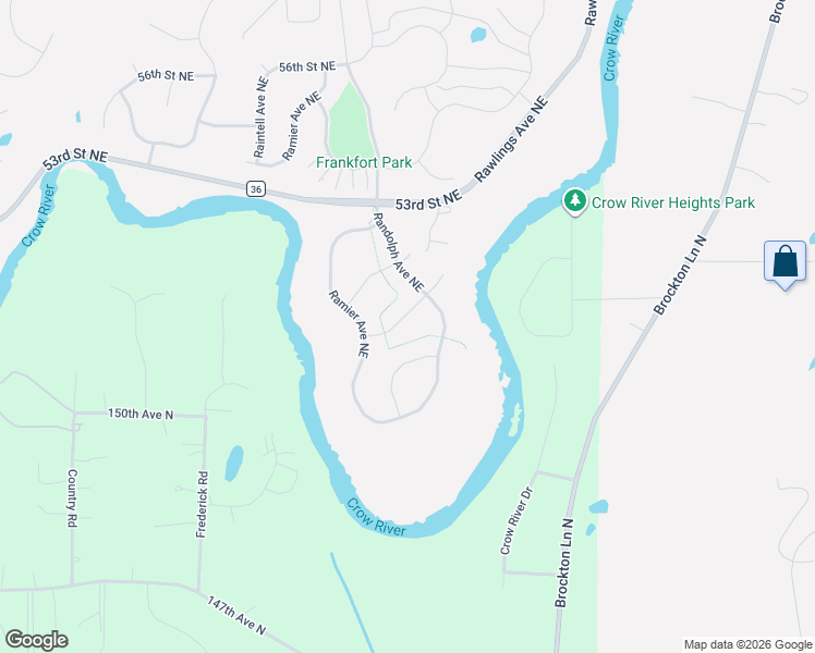 map of restaurants, bars, coffee shops, grocery stores, and more near 17637 51st St NE in Otsego