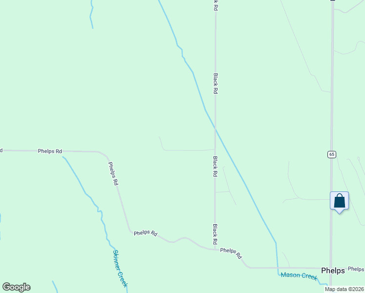 map of restaurants, bars, coffee shops, grocery stores, and more near Springwood Road in Charlevoix