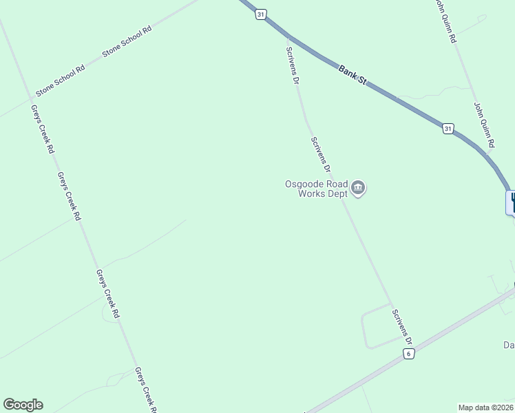 map of restaurants, bars, coffee shops, grocery stores, and more near 2464 Scrivens Drive in Ottawa