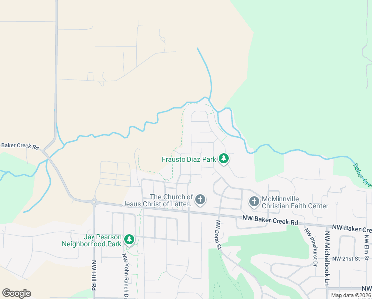 map of restaurants, bars, coffee shops, grocery stores, and more near 2849 Northwest Pinot Noir Drive in McMinnville
