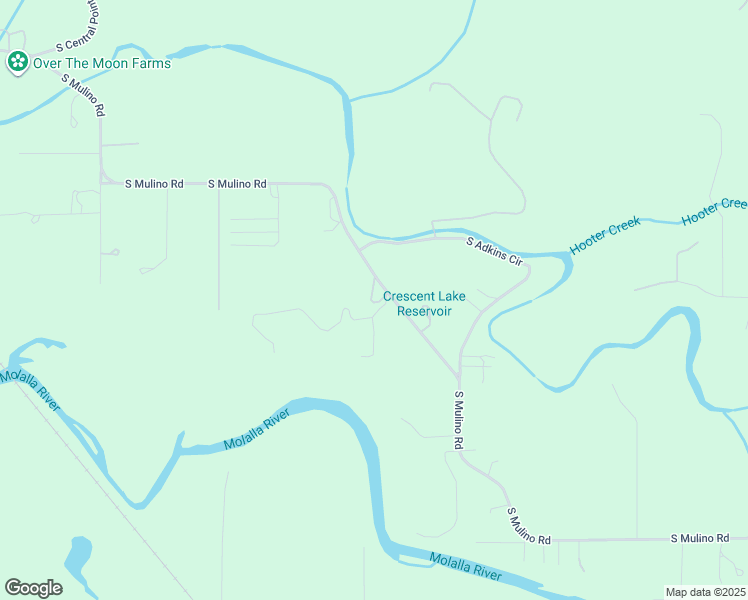 map of restaurants, bars, coffee shops, grocery stores, and more near 12092 South Mulino Road in Canby