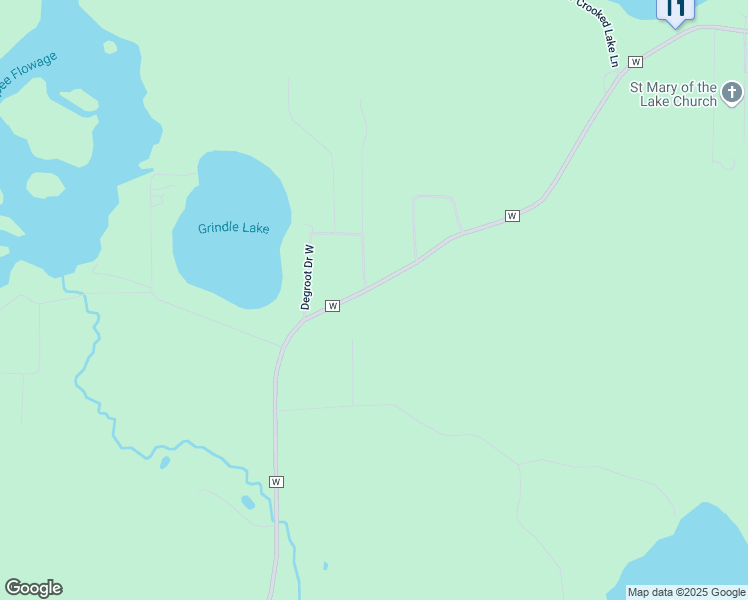 map of restaurants, bars, coffee shops, grocery stores, and more near 15310 County Highway W in Crivitz