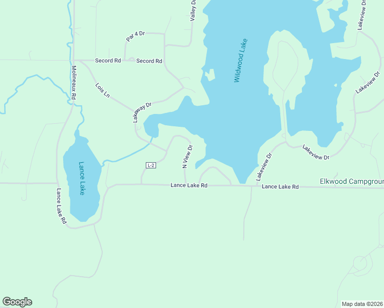 map of restaurants, bars, coffee shops, grocery stores, and more near 3554 North View Drive in Wolverine