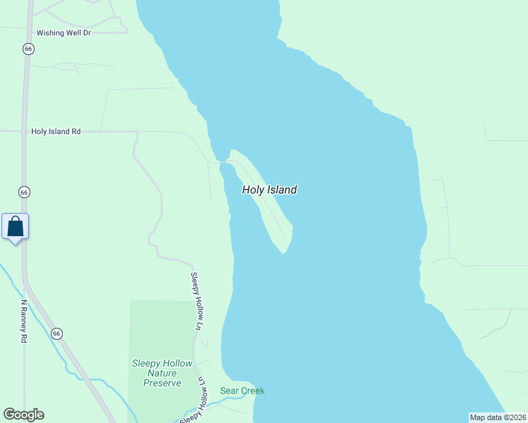 map of restaurants, bars, coffee shops, grocery stores, and more near 1757 Greenleaf Avenue in East Jordan