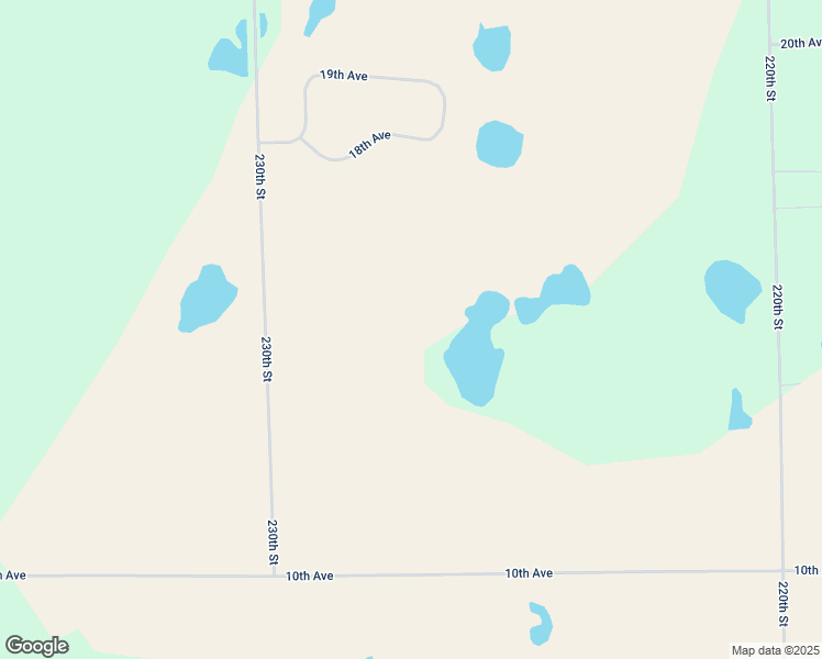 map of restaurants, bars, coffee shops, grocery stores, and more near 142 230th Street in Osceola