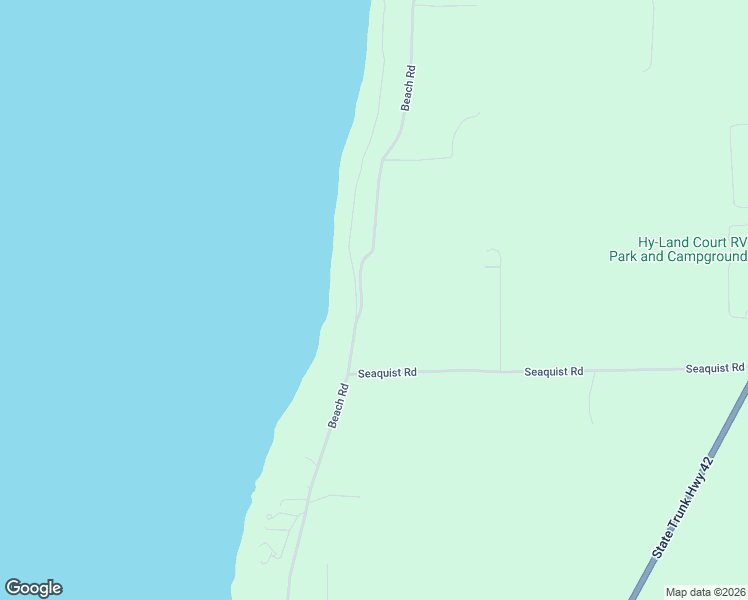 map of restaurants, bars, coffee shops, grocery stores, and more near 11516 Beach Road in Sister Bay