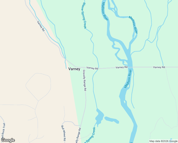 map of restaurants, bars, coffee shops, grocery stores, and more near 728 Varney Road in Ennis