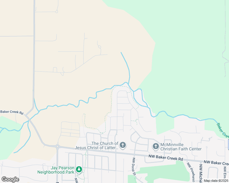 map of restaurants, bars, coffee shops, grocery stores, and more near 3297 Northwest Shadden Drive in McMinnville