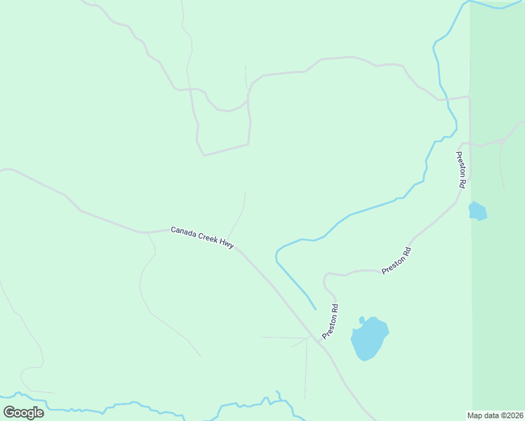 map of restaurants, bars, coffee shops, grocery stores, and more near 10521 Canada Creek Highway in Onaway