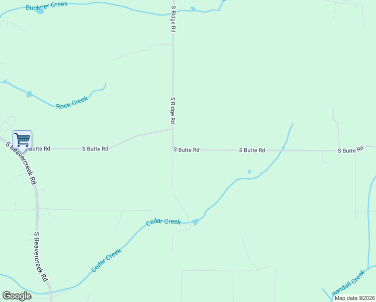 map of restaurants, bars, coffee shops, grocery stores, and more near 19824 South Butte Road in Beavercreek
