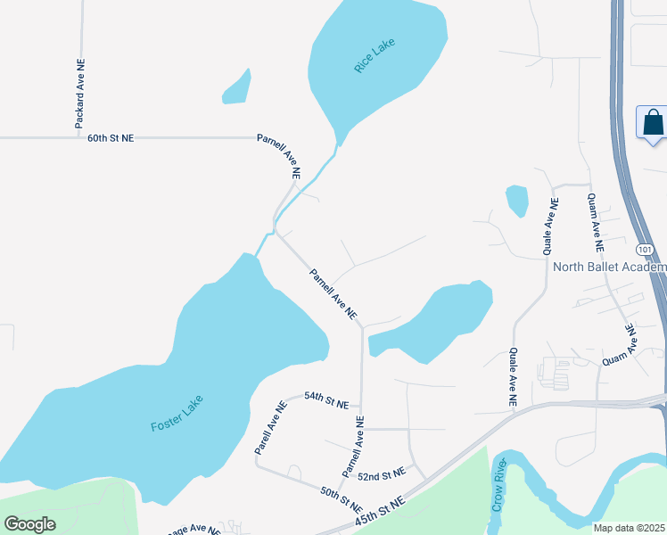 map of restaurants, bars, coffee shops, grocery stores, and more near 5480 Parnell Avenue Northeast in Saint Michael