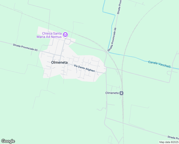map of restaurants, bars, coffee shops, grocery stores, and more near 25M Via Boldori Attilio in Olmeneta