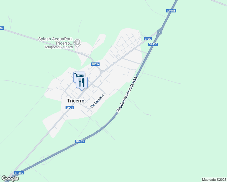 map of restaurants, bars, coffee shops, grocery stores, and more near 8 Via San Giorgio in Tricerro