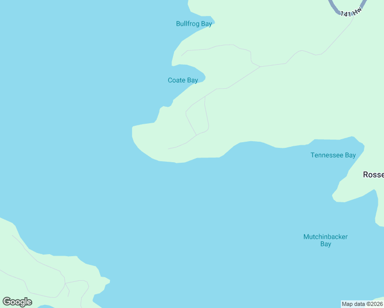 map of restaurants, bars, coffee shops, grocery stores, and more near 1157 Coate Road in Rosseau