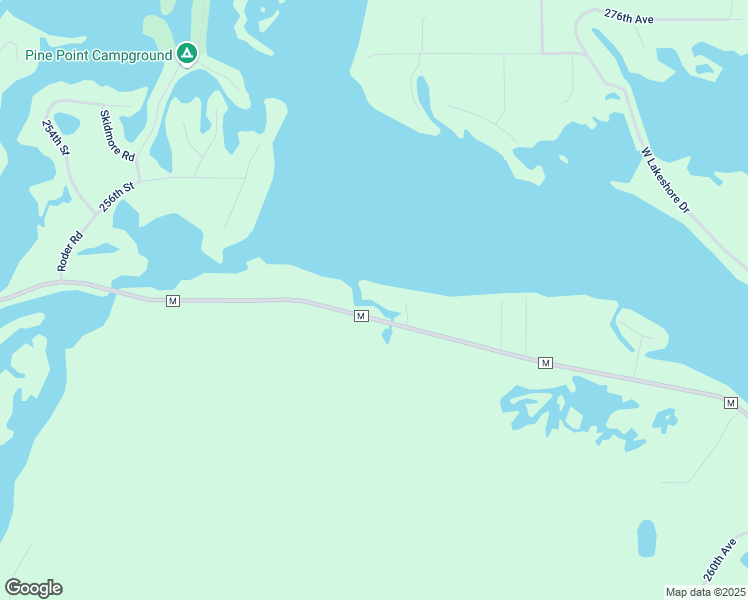 map of restaurants, bars, coffee shops, grocery stores, and more near 26065 County Highway M in Holcombe