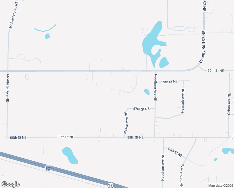 map of restaurants, bars, coffee shops, grocery stores, and more near 5784 Naughtor Avenue Northeast in Saint Michael