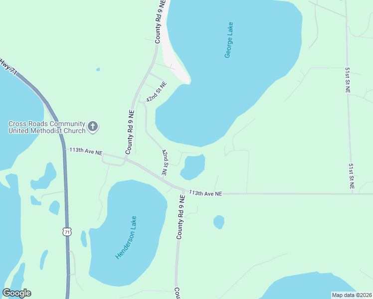 map of restaurants, bars, coffee shops, grocery stores, and more near 4300 114th Avenue Northeast in Spicer
