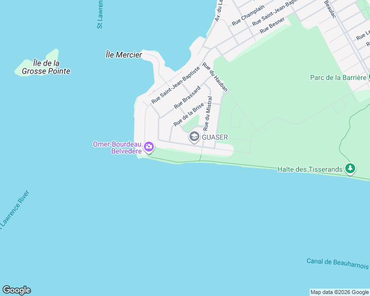 map of restaurants, bars, coffee shops, grocery stores, and more near 685 Rue des Grands-Mâts in Salaberry-de-Valleyfield