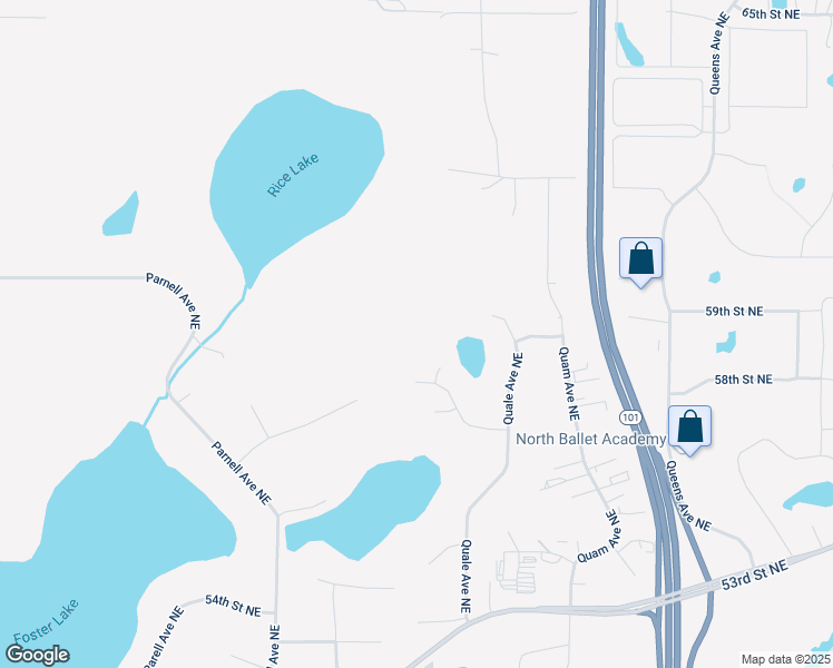 map of restaurants, bars, coffee shops, grocery stores, and more near 16020 57th Street Northeast in Saint Michael