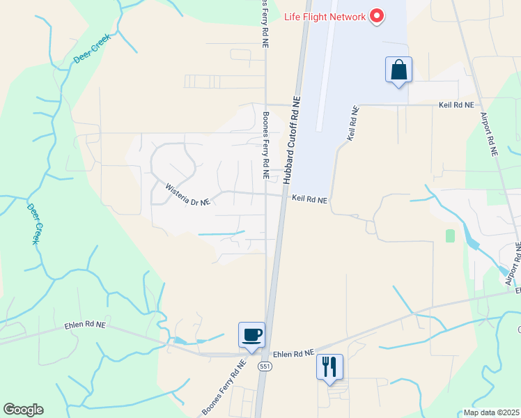 map of restaurants, bars, coffee shops, grocery stores, and more near 21972 Floral Ct NE in Aurora