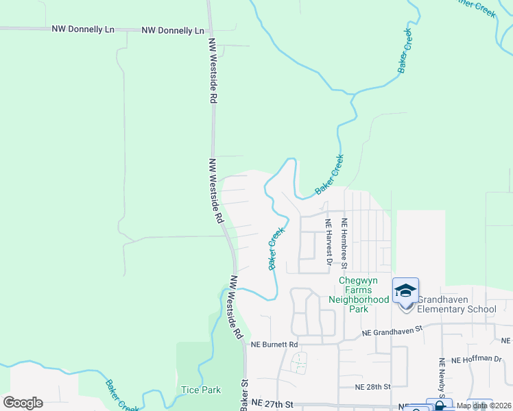 map of restaurants, bars, coffee shops, grocery stores, and more near 3400 Northwest Westside Road in McMinnville