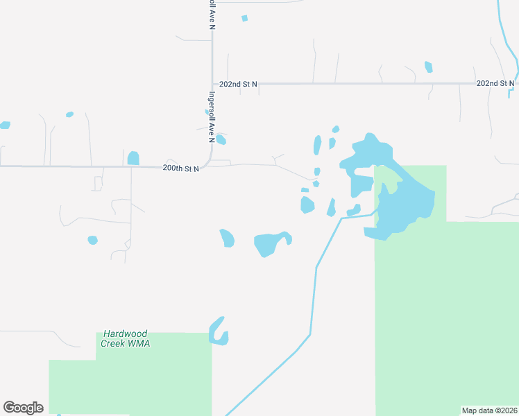 map of restaurants, bars, coffee shops, grocery stores, and more near 8393 200th Street North in Forest Lake