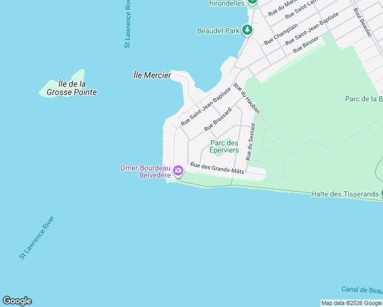 map of restaurants, bars, coffee shops, grocery stores, and more near 704 Rue des Grands-Mâts in Salaberry-de-Valleyfield