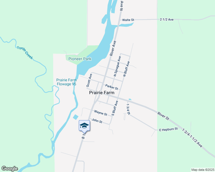 124 Parker Street, Prairie Farm WI Walk Score