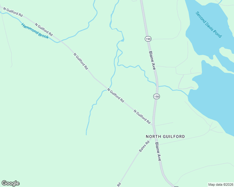 map of restaurants, bars, coffee shops, grocery stores, and more near North Guilford Road in Abbot