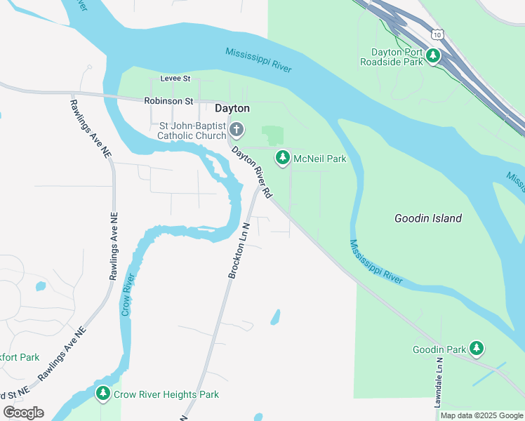 map of restaurants, bars, coffee shops, grocery stores, and more near 18271 Dayton River Road in Dayton