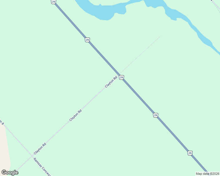 map of restaurants, bars, coffee shops, grocery stores, and more near 141 Clayton Road in Mississippi Mills