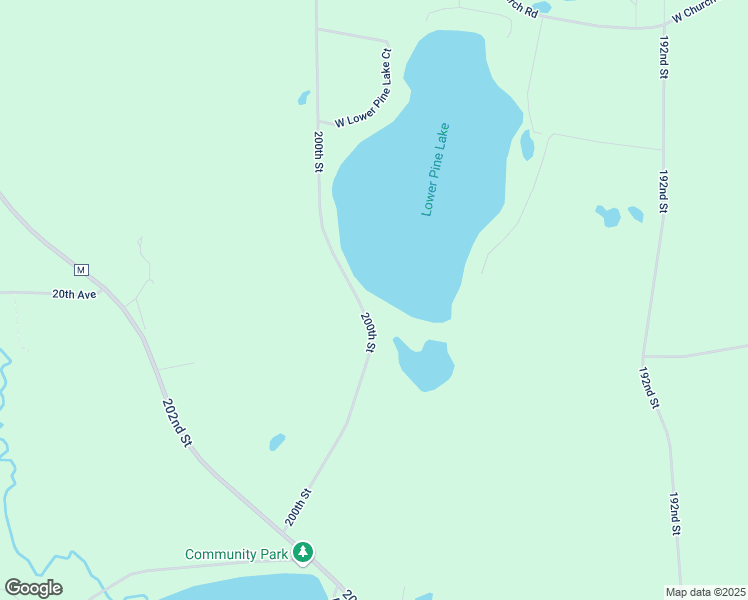 map of restaurants, bars, coffee shops, grocery stores, and more near 194A 200th Street in Star Prairie