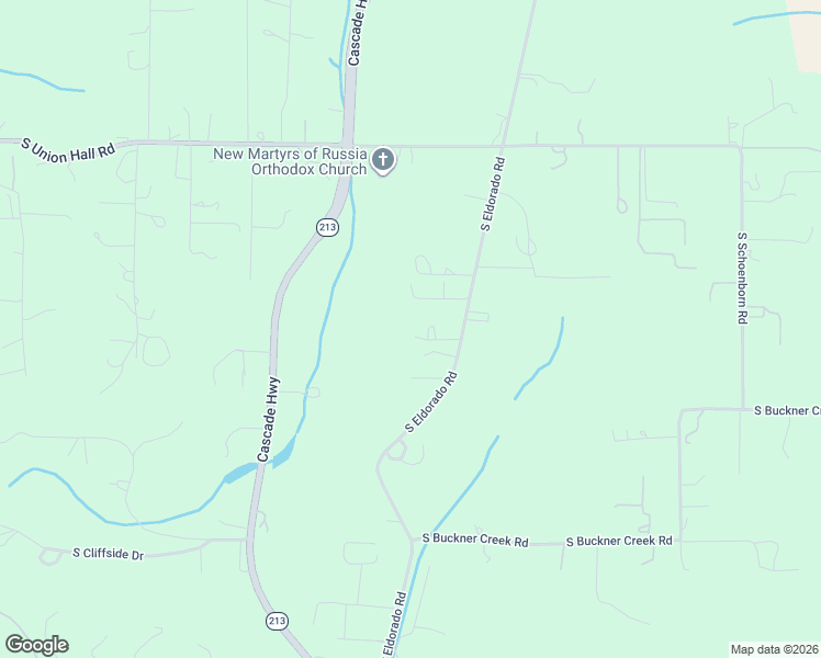 map of restaurants, bars, coffee shops, grocery stores, and more near 25375 South Eldorado Road in Mulino