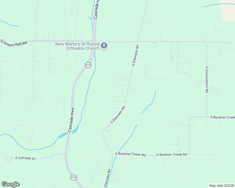 map of restaurants, bars, coffee shops, grocery stores, and more near 25375 South Eldorado Road in Mulino