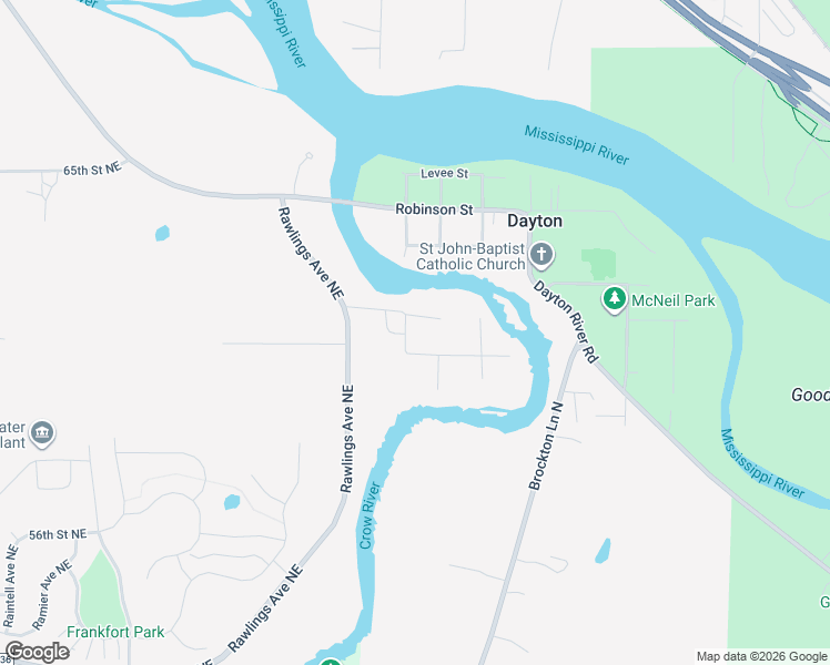 map of restaurants, bars, coffee shops, grocery stores, and more near 16041 Dayton Avenue in Dayton