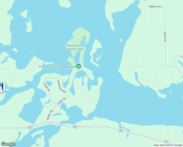 map of restaurants, bars, coffee shops, grocery stores, and more near 25866 275th Avenue in Holcombe