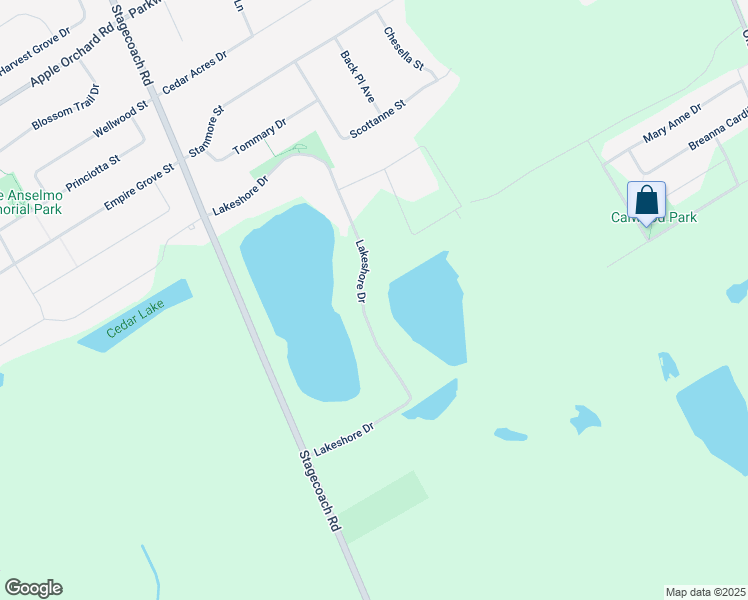 map of restaurants, bars, coffee shops, grocery stores, and more near 1641 Lakeshore Drive in Ottawa