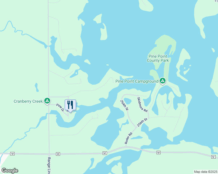 map of restaurants, bars, coffee shops, grocery stores, and more near 25393 274th Avenue in Holcombe