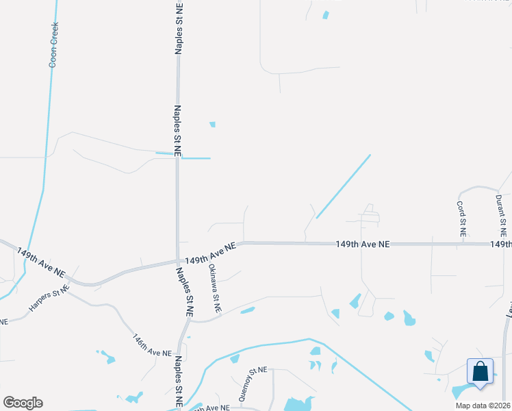 map of restaurants, bars, coffee shops, grocery stores, and more near 14951 Quemoy Street Northeast in Ham Lake